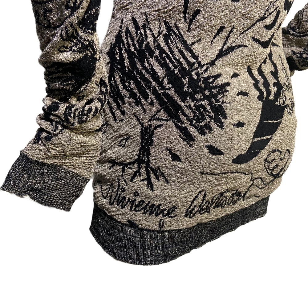 Metallic avivienne Westwood sweater - Picture 4 of 5